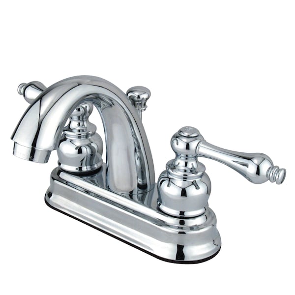 Restoration, 4" Centerset Bathroom Faucet, Chrome